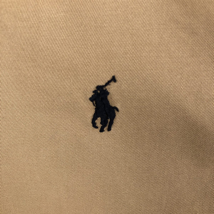 Ralph Lauren POLO by Ralph Lauren Swing Top Sports Jacket Men's S cotton beige type brown Vintage Second Hand
