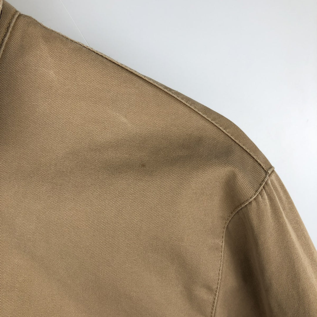 Ralph Lauren POLO by Ralph Lauren Swing Top Sports Jacket Men's S cotton beige type brown Vintage Second Hand