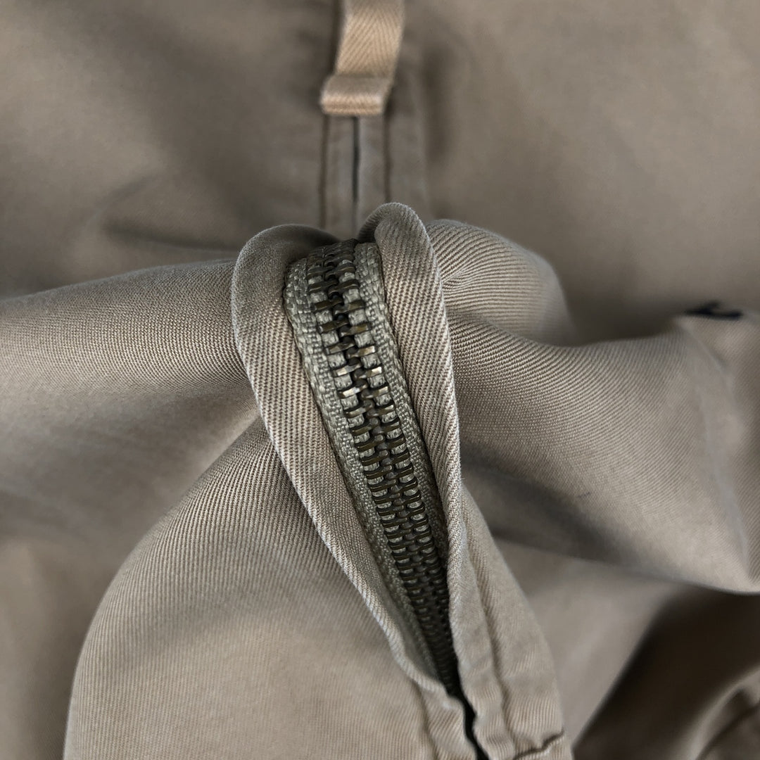 Ralph Lauren POLO by Ralph Lauren Swing Top Sports Jacket Men's S cotton beige type brown Vintage Second Hand