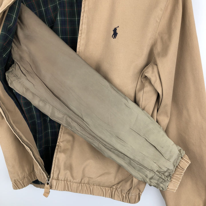 Ralph Lauren POLO by Ralph Lauren Swing Top Sports Jacket Men's S cotton beige type brown Vintage Second Hand