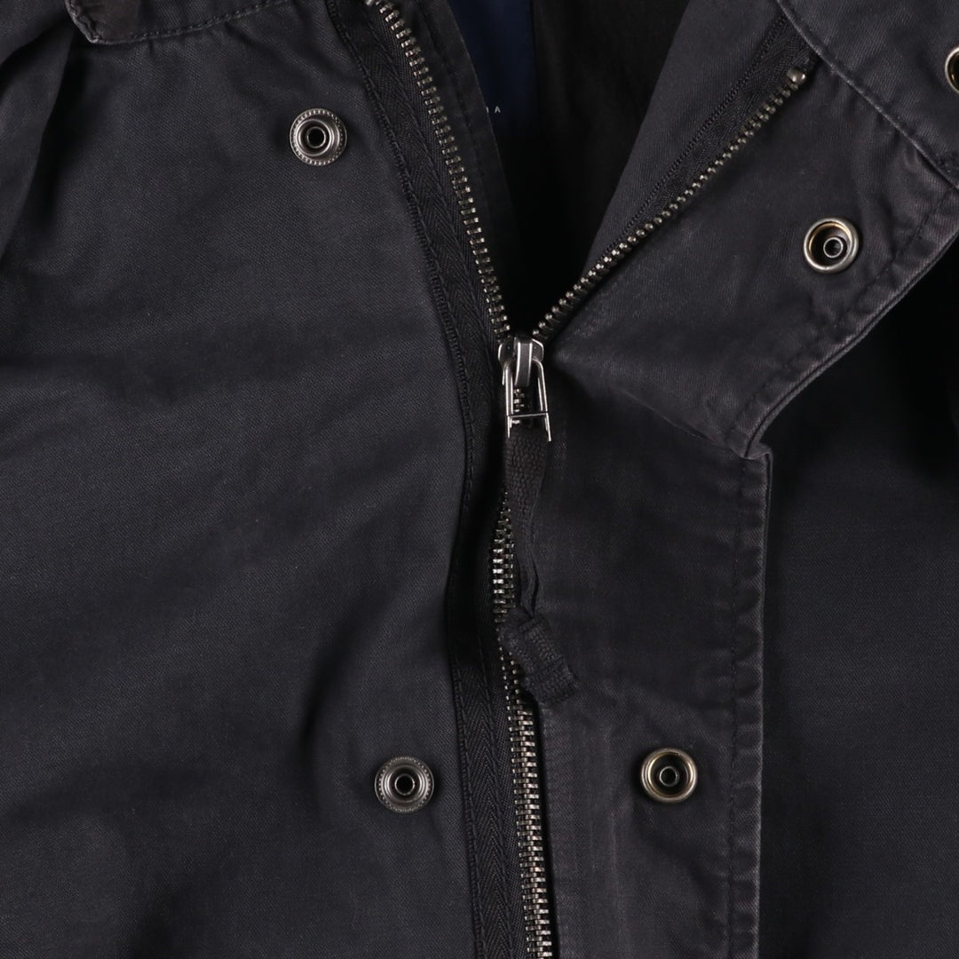 GAP hooded military jacket, men's size L (approx.) cotton black type Vintage Second Hand
