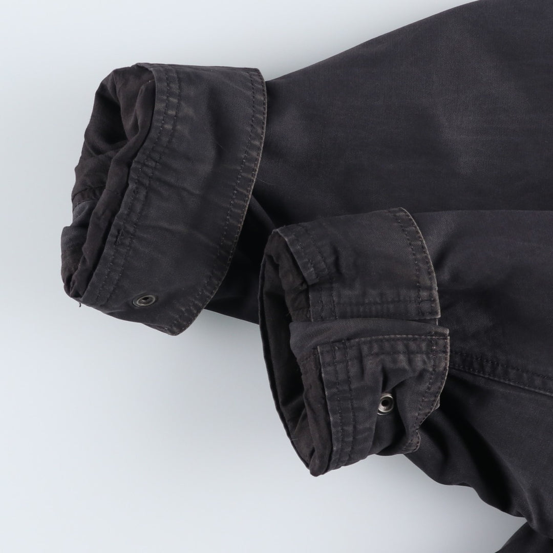 GAP hooded military jacket, men's size L (approx.) cotton black type Vintage Second Hand
