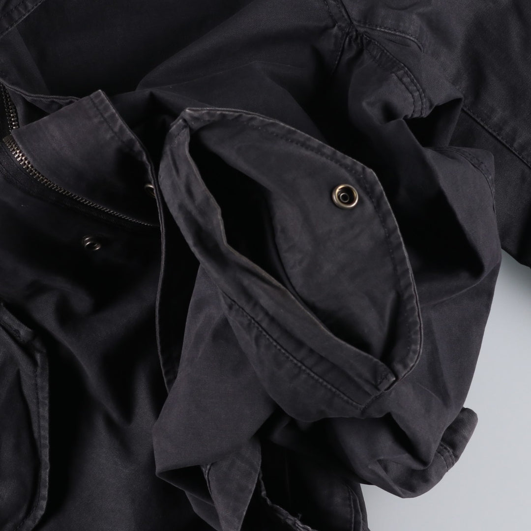 GAP hooded military jacket, men's size L (approx.) cotton black type Vintage Second Hand