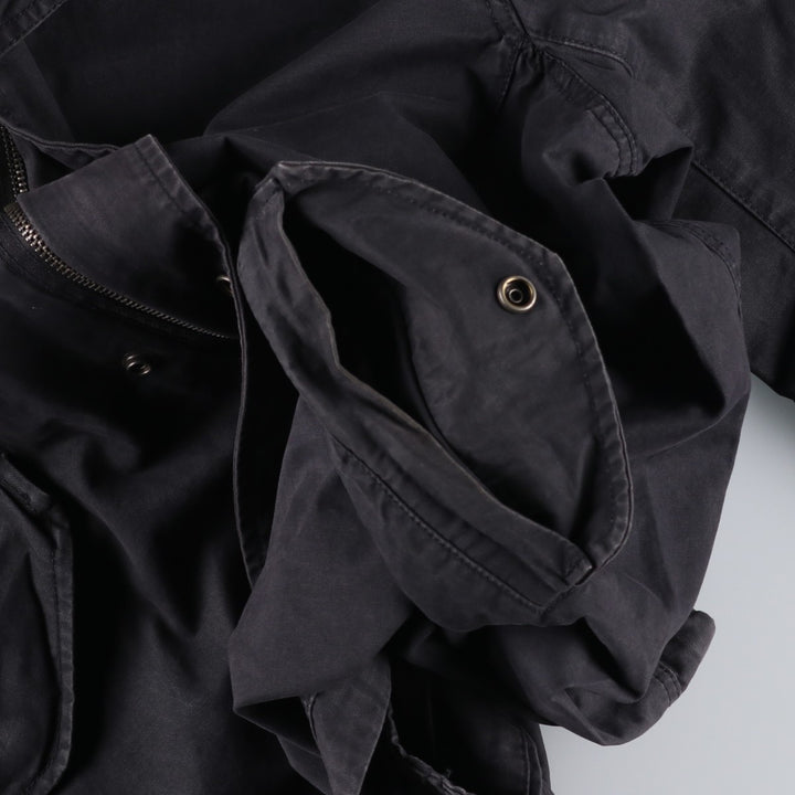 GAP hooded military jacket, men's size L (approx.) cotton black type Vintage Second Hand