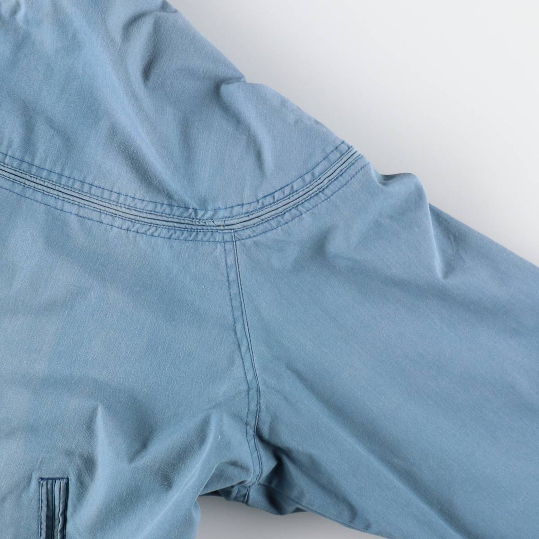 1990'S David Taylor Derby Jacket, Cup Shoulder Jacket, Men's XL equivalent, Vintage cotton Blue type light blue Vintage Second Hand