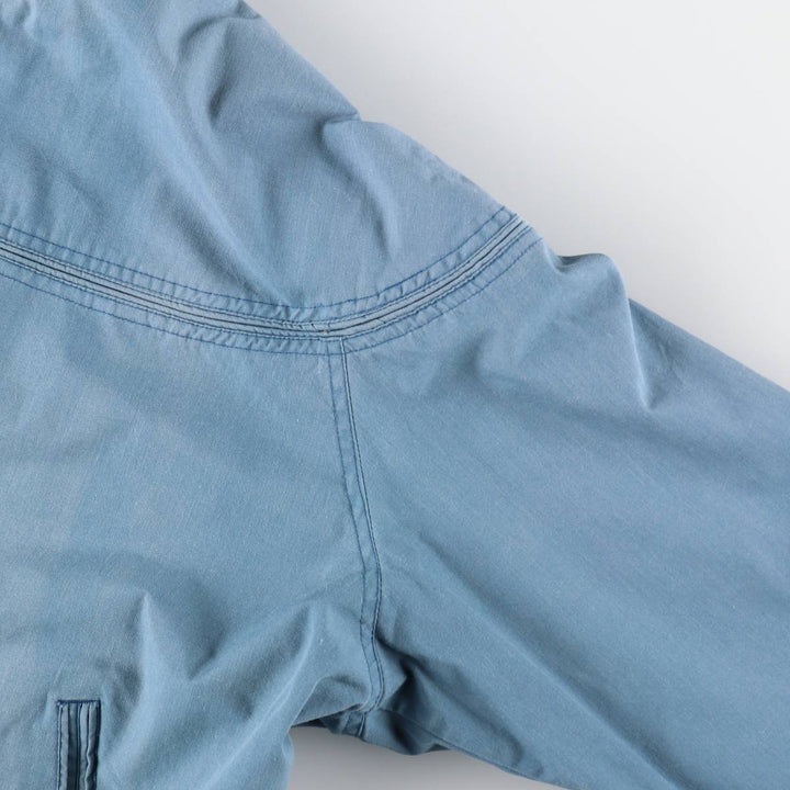 1990'S David Taylor Derby Jacket, Cup Shoulder Jacket, Men's XL equivalent, Vintage cotton Blue type light blue Vintage Second Hand