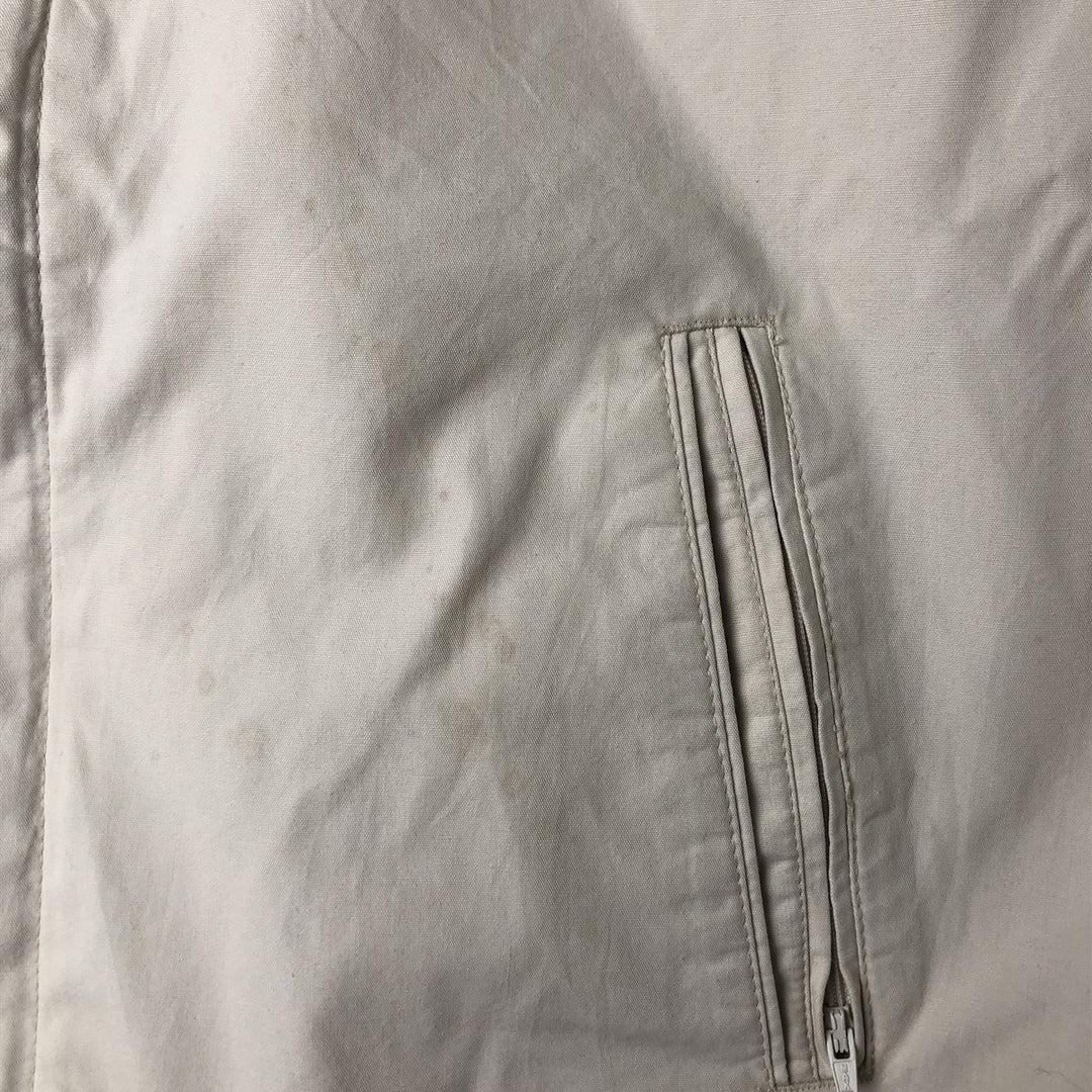 ~90'S DAVID TAYLOR Derby Jacket Cup Shoulder Jacket, Made in Russia, Men's XL equivalent cotton Beige type Vintage Second Hand