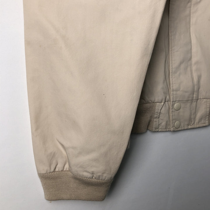 ~90'S DAVID TAYLOR Derby Jacket Cup Shoulder Jacket, Made in Russia, Men's XL equivalent cotton Beige type Vintage Second Hand