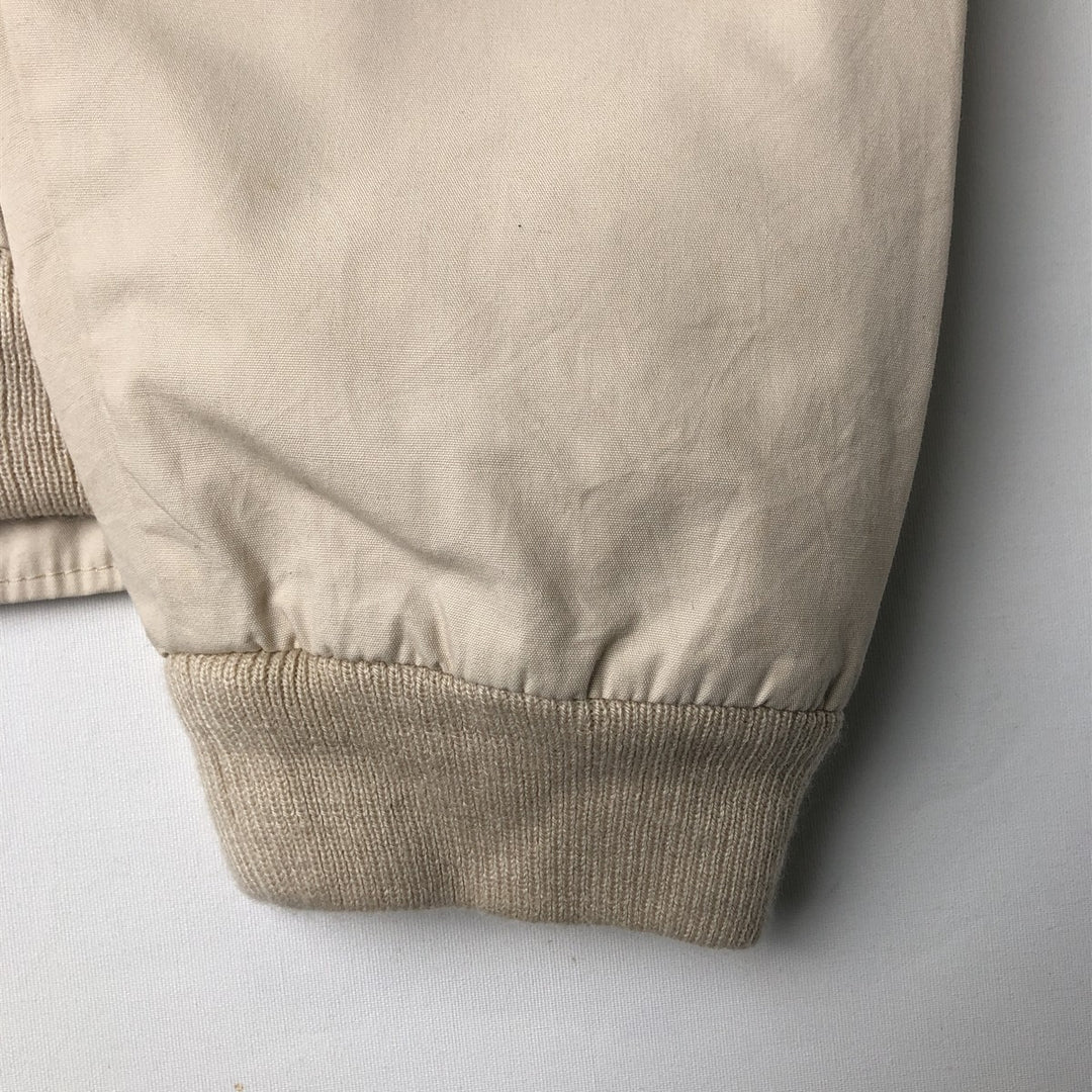 ~90'S DAVID TAYLOR Derby Jacket Cup Shoulder Jacket, Made in Russia, Men's XL equivalent cotton Beige type Vintage Second Hand