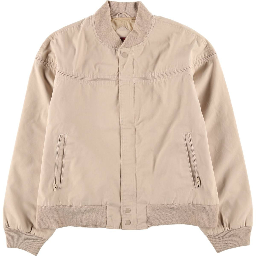 90'S OAKTON LIMITED Derby Jacket Cup Shoulder Jacket Men's Size L (approx.) Vintage unclear Beige type Vintage Second Hand