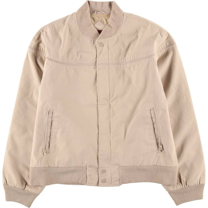 90'S OAKTON LIMITED Derby Jacket Cup Shoulder Jacket Men's Size L (approx.) Vintage unclear Beige type Vintage Second Hand