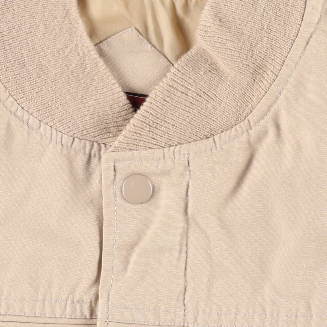 90'S OAKTON LIMITED Derby Jacket Cup Shoulder Jacket Men's Size L (approx.) Vintage unclear Beige type Vintage Second Hand