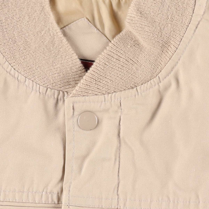 90'S OAKTON LIMITED Derby Jacket Cup Shoulder Jacket Men's Size L (approx.) Vintage unclear Beige type Vintage Second Hand
