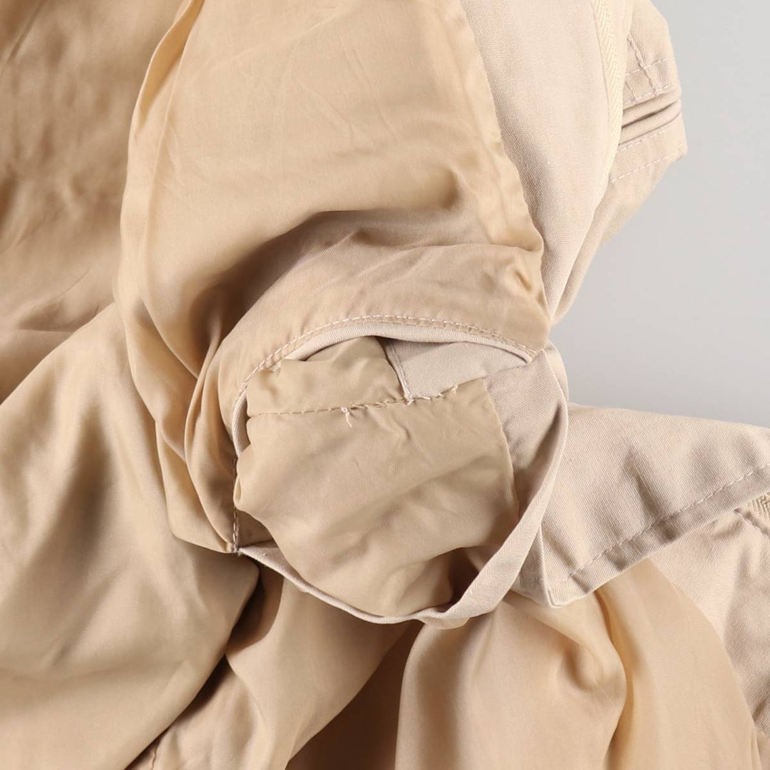 90'S OAKTON LIMITED Derby Jacket Cup Shoulder Jacket Men's Size L (approx.) Vintage unclear Beige type Vintage Second Hand