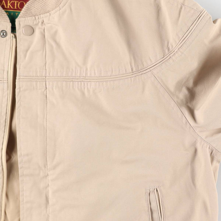 90'S OAKTON LIMITED Derby Jacket Cup Shoulder Jacket Men's Size L (approx.) Vintage unclear Beige type Vintage Second Hand