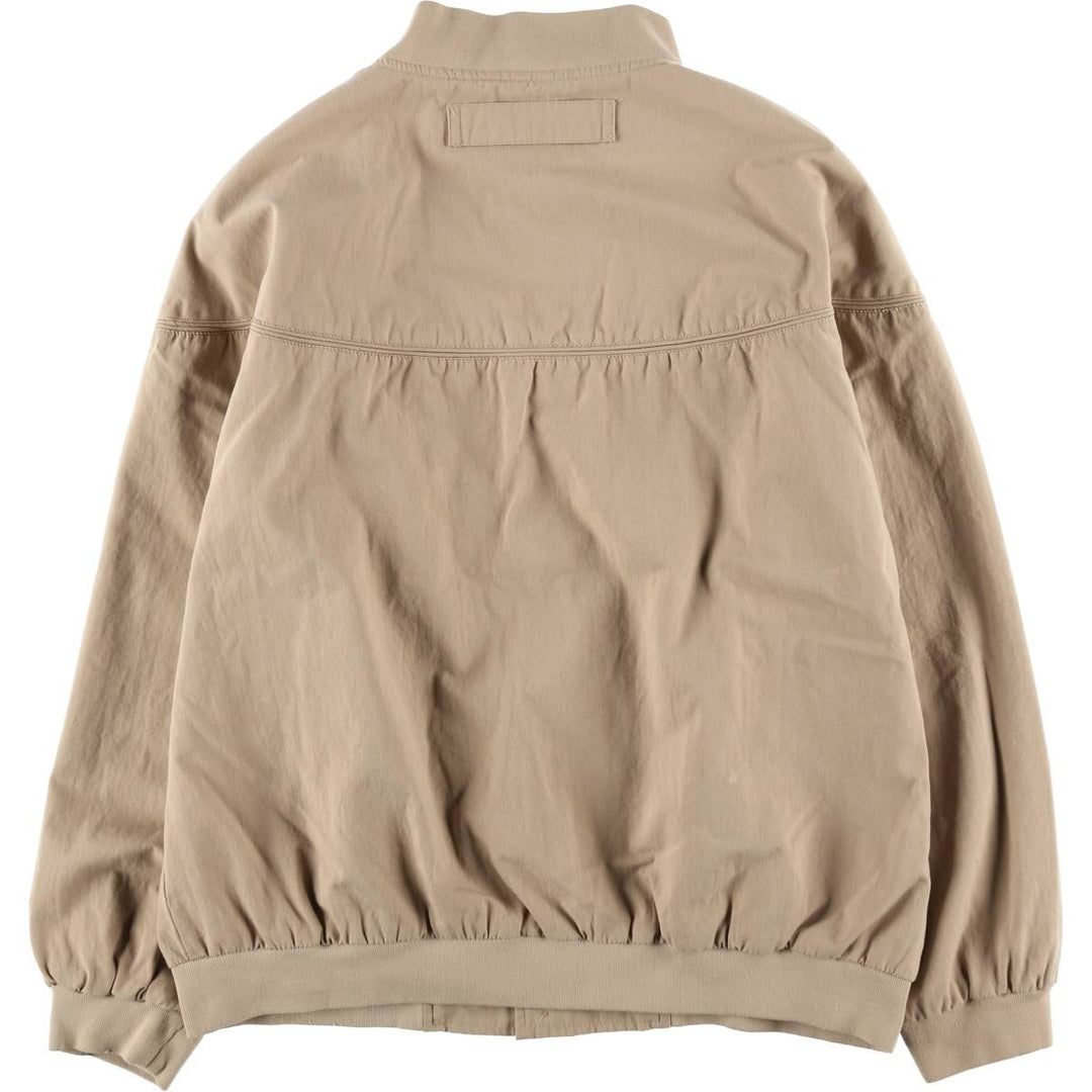 90s~00'S HABAND Derby Jacket Cup Shoulder Jacket Men's XL polyester Beige type Vintage Second Hand