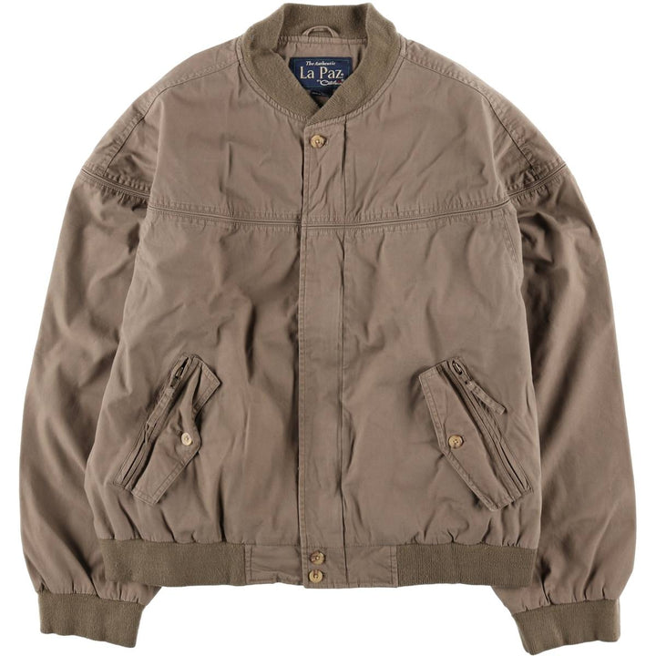90'S Catalina La Paz Derby Jacket, Cup Shoulder, Men's Size L, Vintage cotton Beige type Vintage Second Hand