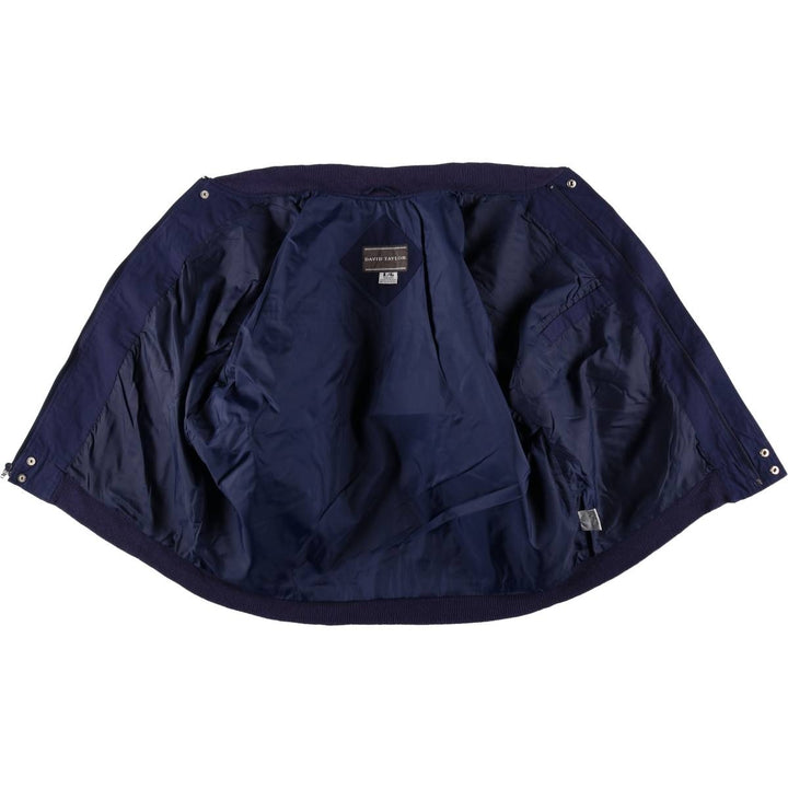 1990'S David Taylor Derby Jacket, Cup Shoulder Jacket, Made in Russia, Men's Size L (approx.), Vintage cotton navy blue type Vintage Second Hand
