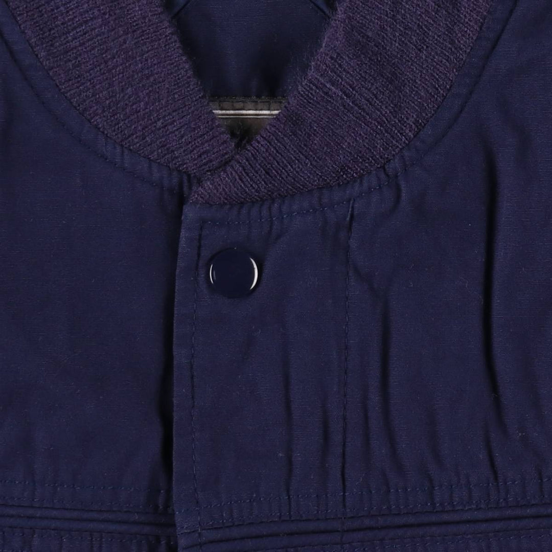 1990'S David Taylor Derby Jacket, Cup Shoulder Jacket, Made in Russia, Men's Size L (approx.), Vintage cotton navy blue type Vintage Second Hand