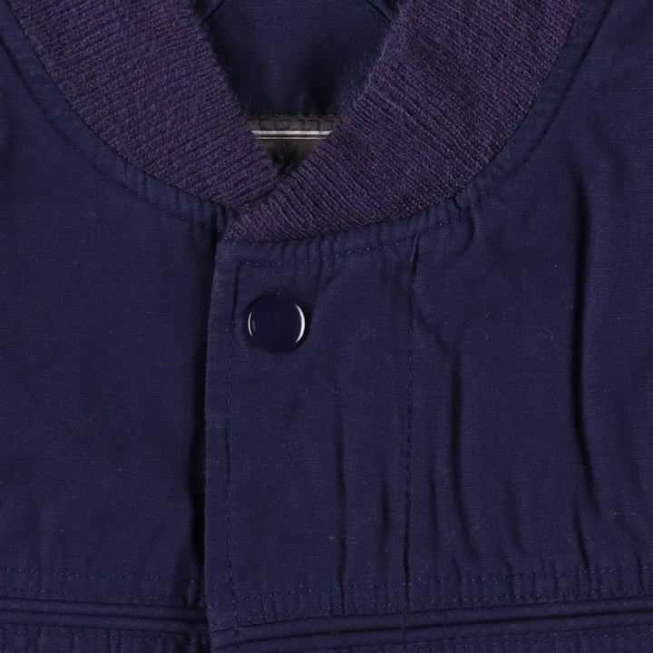 1990'S David Taylor Derby Jacket, Cup Shoulder Jacket, Made in Russia, Men's Size L (approx.), Vintage cotton navy blue type Vintage Second Hand