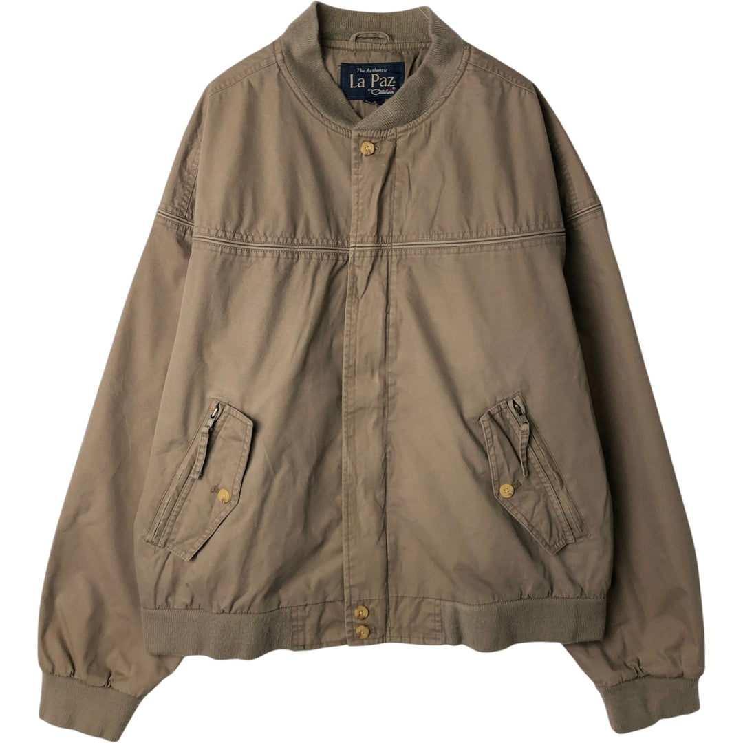 ~90'S Catalina La Paz Derby Jacket Cup Shoulder Jacket Men's Size L (approx.) Vintage cotton Beige type Vintage Second Hand