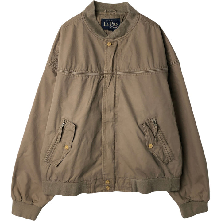 ~90'S Catalina La Paz Derby Jacket Cup Shoulder Jacket Men's Size L (approx.) Vintage cotton Beige type Vintage Second Hand