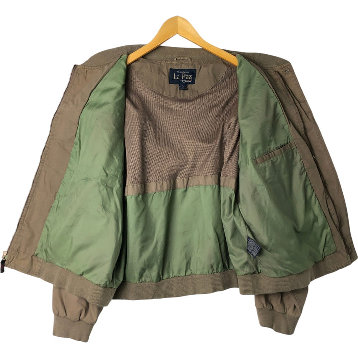 ~90'S Catalina La Paz Derby Jacket Cup Shoulder Jacket Men's Size L (approx.) Vintage cotton Beige type Vintage Second Hand