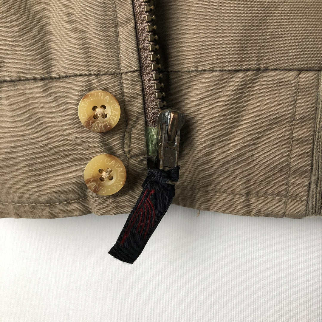 ~90'S Catalina La Paz Derby Jacket Cup Shoulder Jacket Men's Size L (approx.) Vintage cotton Beige type Vintage Second Hand
