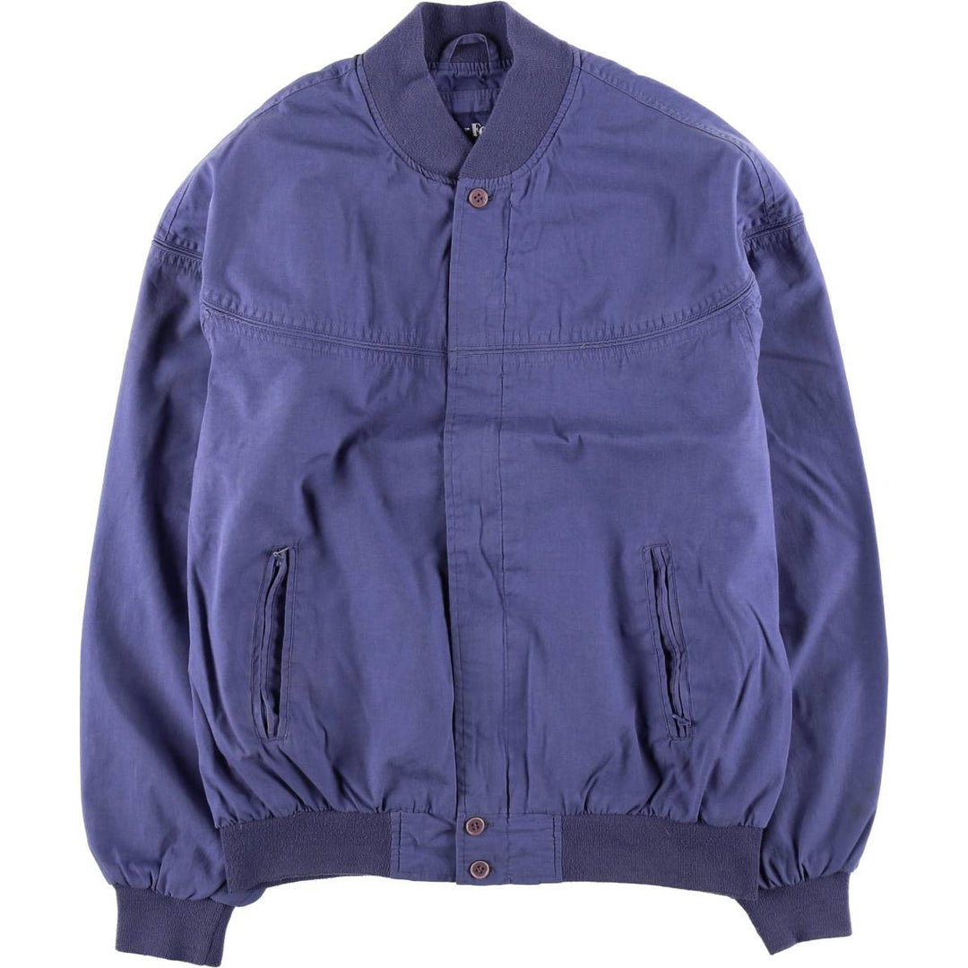 Par Four Derby Jacket, Cup Shoulder Jacket, Men's Size L cotton navy blue type Vintage Second Hand
