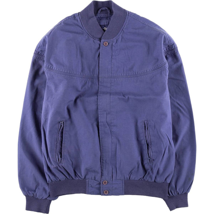 Par Four Derby Jacket, Cup Shoulder Jacket, Men's Size L cotton navy blue type Vintage Second Hand