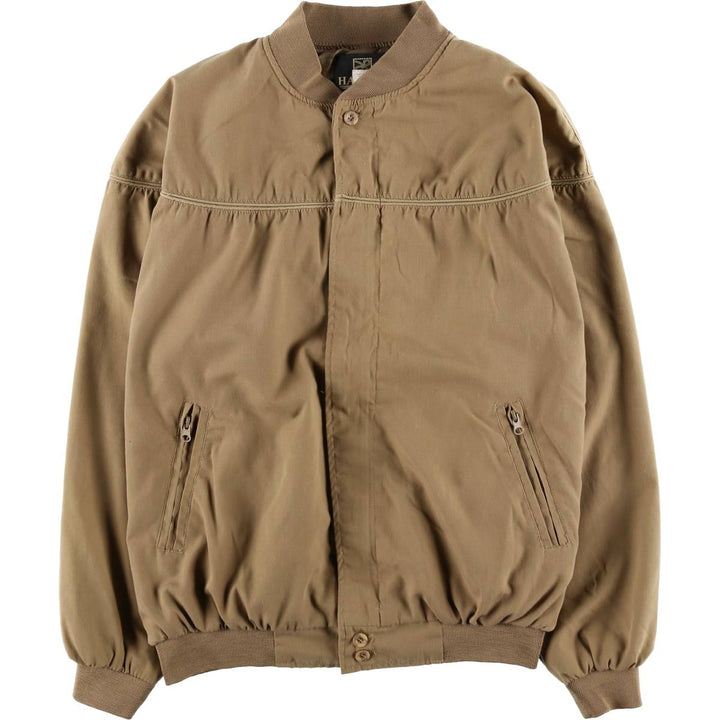 90s~00'S HABAND Derby Jacket Cup Shoulder Jacket Men's XL unclear Beige type Vintage Second Hand