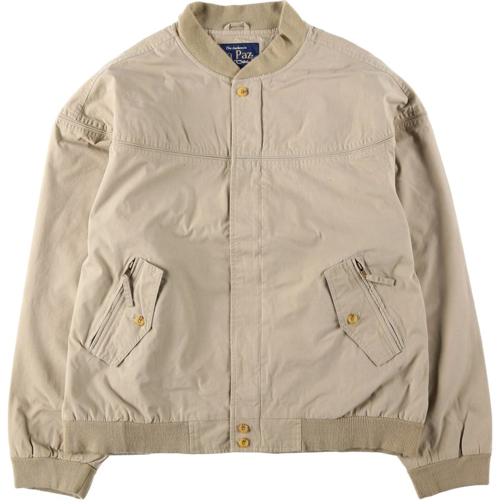 90'S Catalina La Paz Derby Jacket, Cup Shoulder, Men's Size L, Vintage cotton Beige type Vintage Second Hand