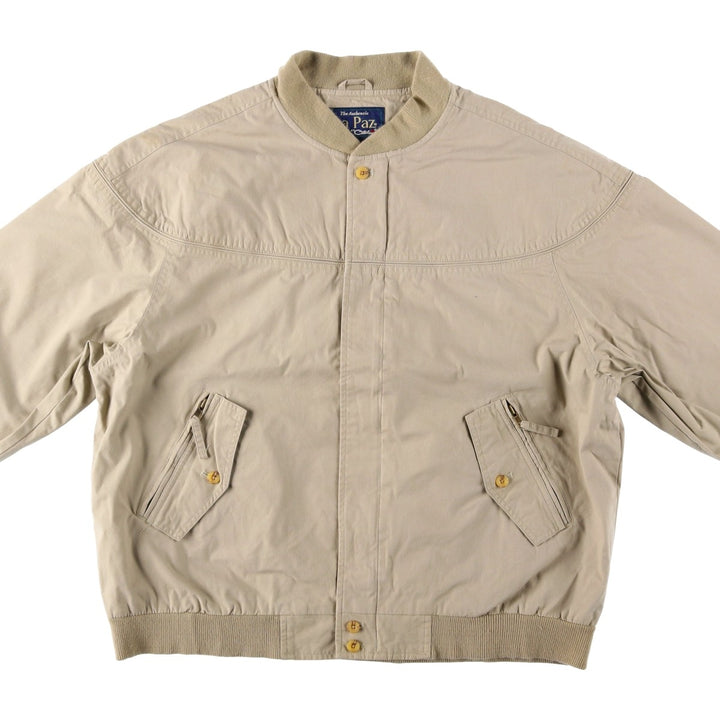 90'S Catalina La Paz Derby Jacket, Cup Shoulder, Men's Size L, Vintage cotton Beige type Vintage Second Hand