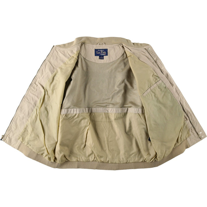 90'S Catalina La Paz Derby Jacket, Cup Shoulder, Men's Size L, Vintage cotton Beige type Vintage Second Hand