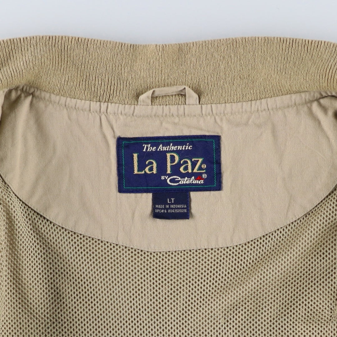 90'S Catalina La Paz Derby Jacket, Cup Shoulder, Men's Size L, Vintage cotton Beige type Vintage Second Hand