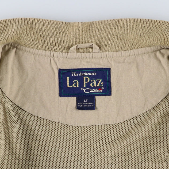 90'S Catalina La Paz Derby Jacket, Cup Shoulder, Men's Size L, Vintage cotton Beige type Vintage Second Hand