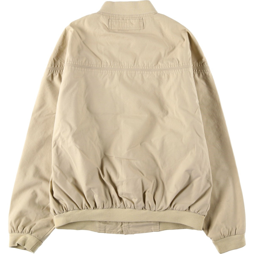 90s~00'S HABAND Derby Jacket Cup Shoulder Jacket Men's M size polyester Beige type Vintage Second Hand