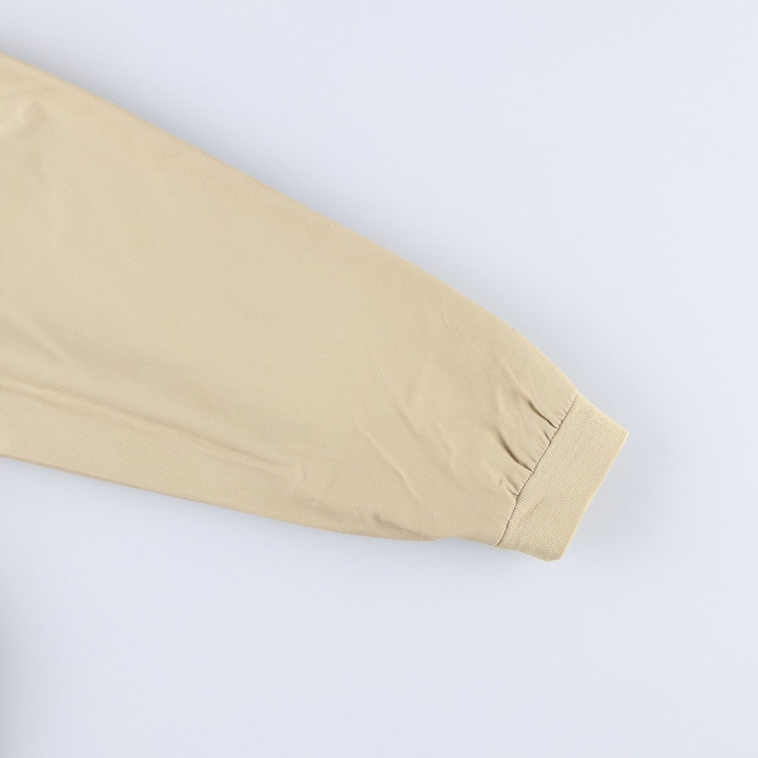 90s~00'S HABAND Derby Jacket Cup Shoulder Jacket Men's M size polyester Beige type Vintage Second Hand