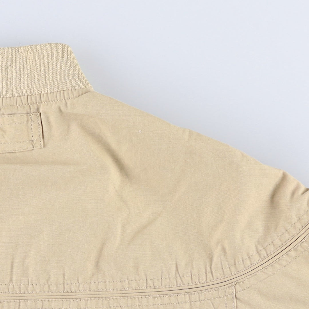 90s~00'S HABAND Derby Jacket Cup Shoulder Jacket Men's M size polyester Beige type Vintage Second Hand