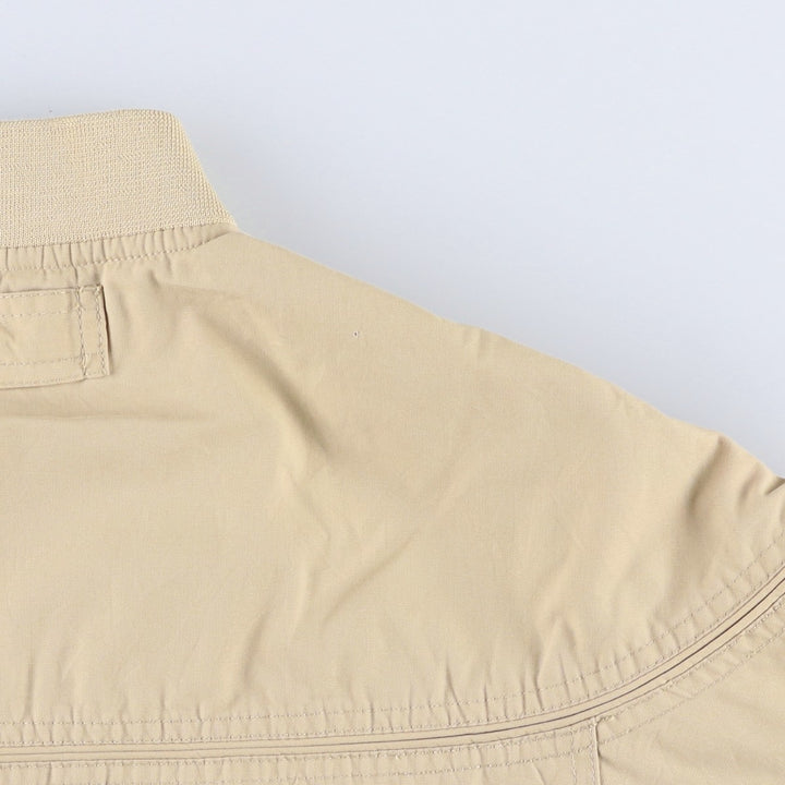 90s~00'S HABAND Derby Jacket Cup Shoulder Jacket Men's M size polyester Beige type Vintage Second Hand