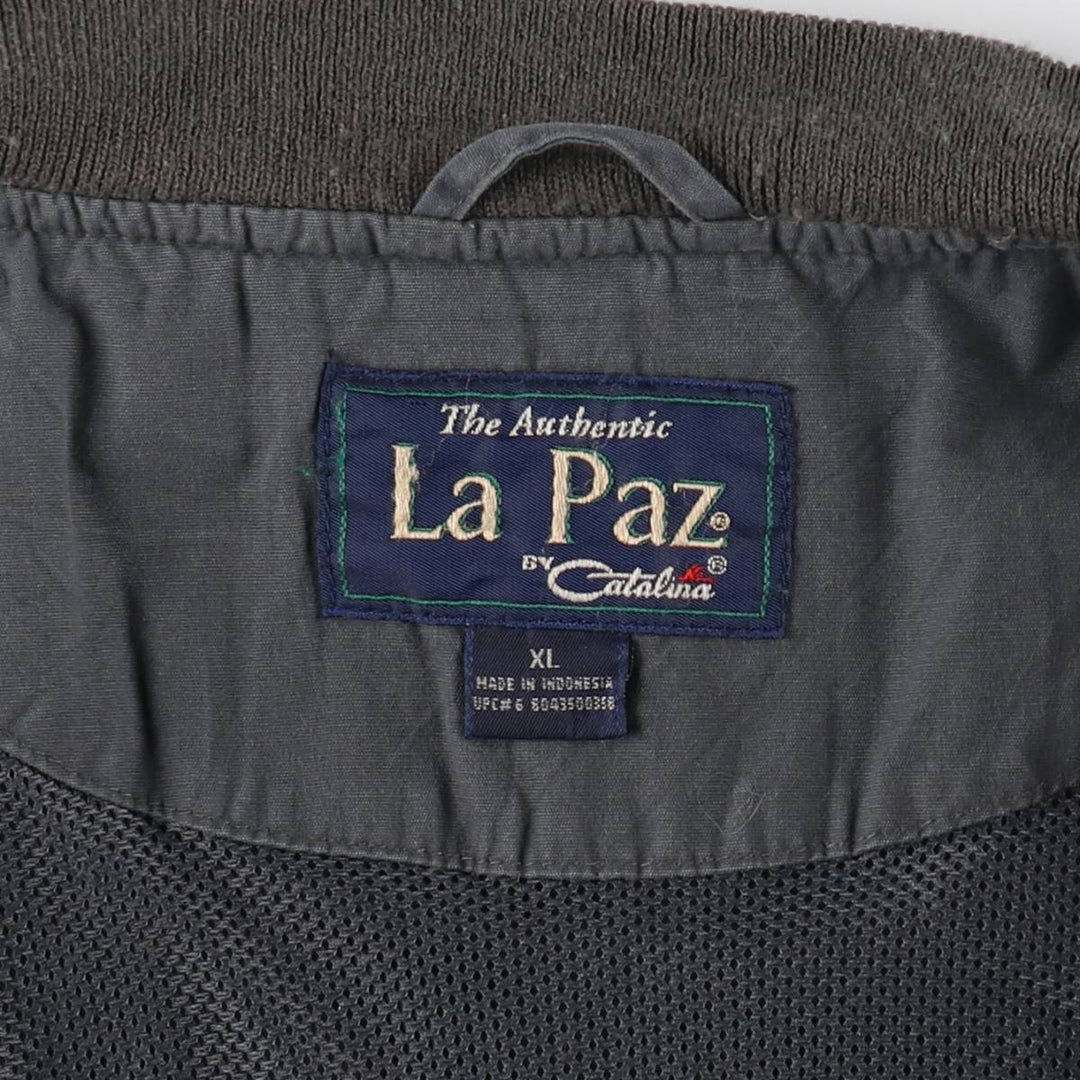 90'S Catalina La Paz Derby Jacket, Cup Shoulder, Men's XL, Vintage cotton gray type Vintage Second Hand