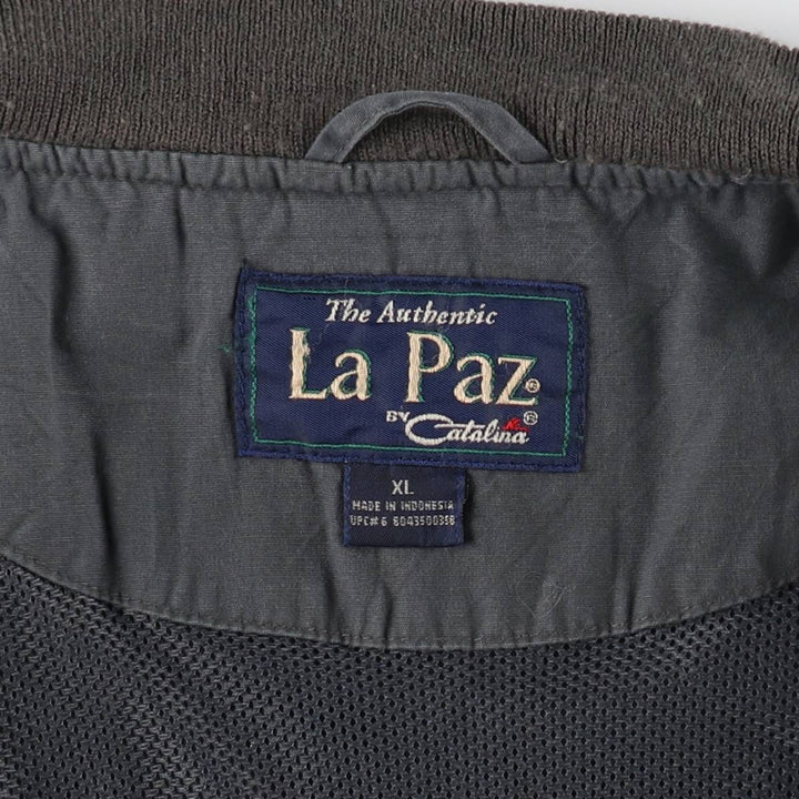 90'S Catalina La Paz Derby Jacket, Cup Shoulder, Men's XL, Vintage cotton gray type Vintage Second Hand