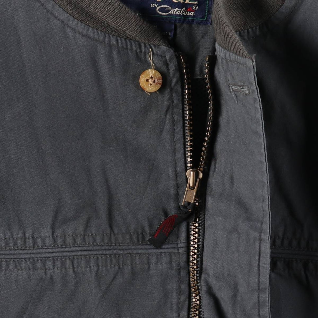 90'S Catalina La Paz Derby Jacket, Cup Shoulder, Men's XL, Vintage cotton gray type Vintage Second Hand