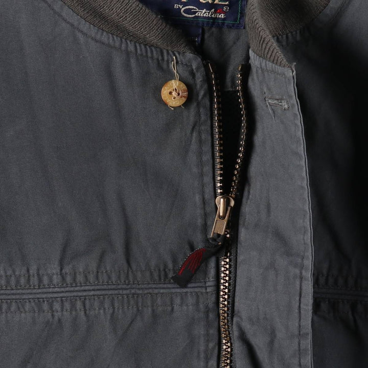 90'S Catalina La Paz Derby Jacket, Cup Shoulder, Men's XL, Vintage cotton gray type Vintage Second Hand