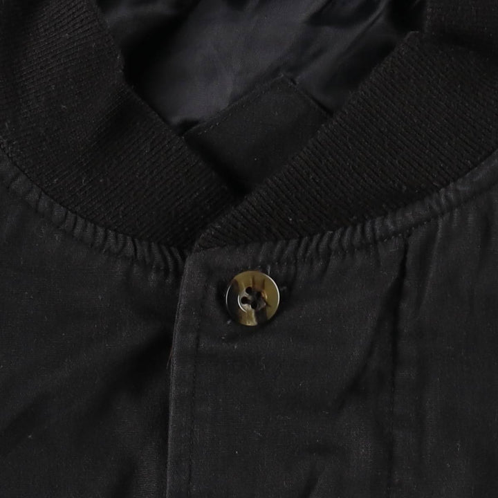 90s-00'S HABAND Derby Jacket, Cup Shoulder, Men's, Size L, Vintage polyester black type Vintage Second Hand