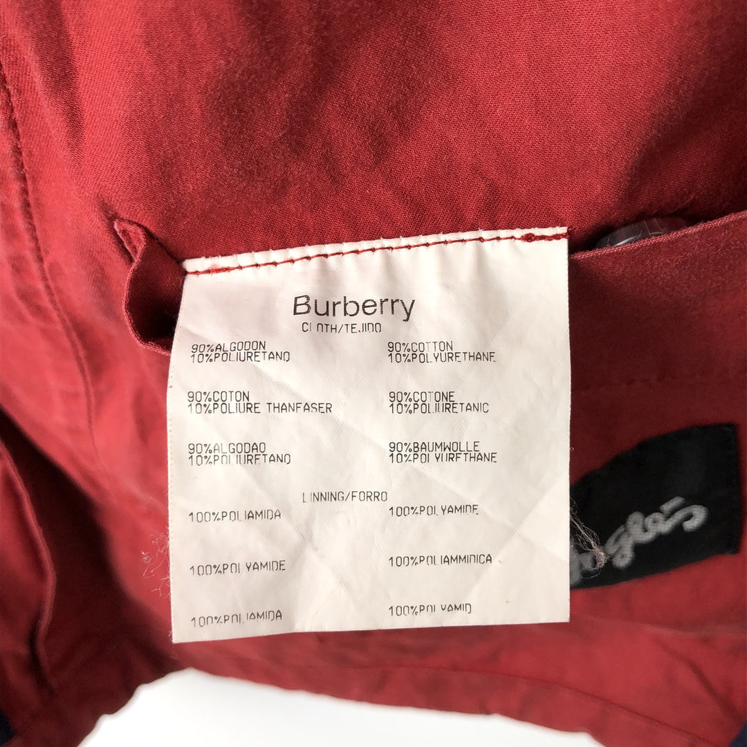 Burberry's BURBERRY LONDON cotton jacket, men's size XL. cotton red type Vintage Second Hand