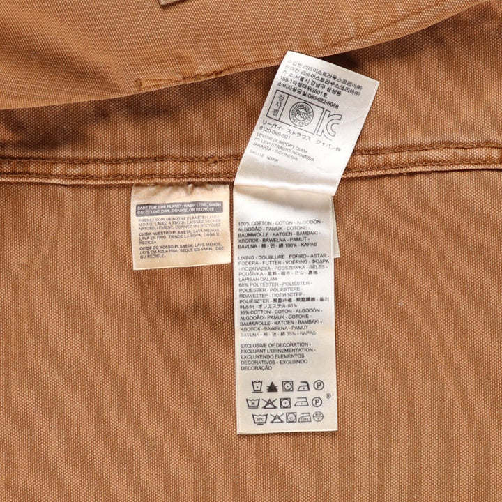 Levi's duck canvas coveralls, men's size M (approx.) cotton beige type brown Vintage Second Hand