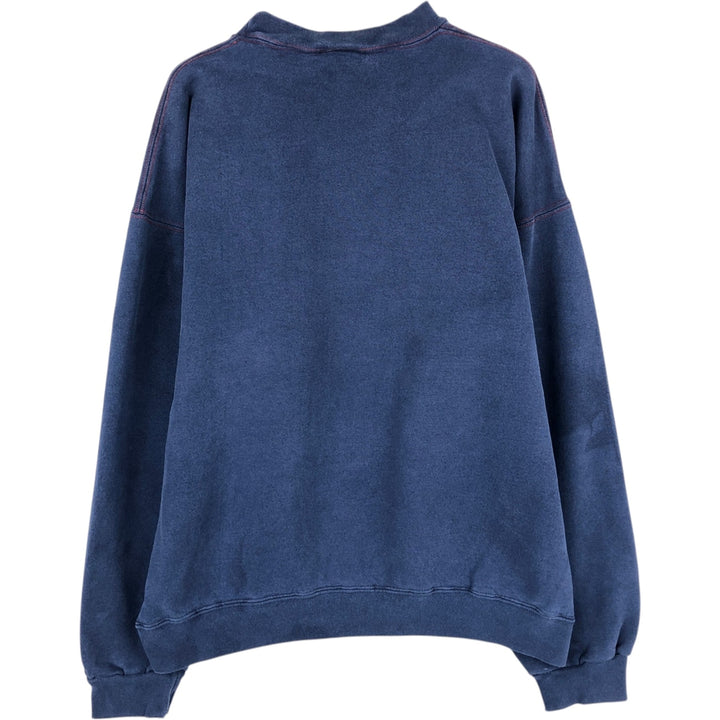 90'S All Star Cafe Advertising Sweatshirt, Made in USA, Men's Size L (approx.), Vintage cotton navy blue type Vintage Second Hand