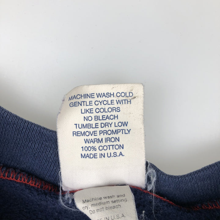 90'S All Star Cafe Advertising Sweatshirt, Made in USA, Men's Size L (approx.), Vintage cotton navy blue type Vintage Second Hand