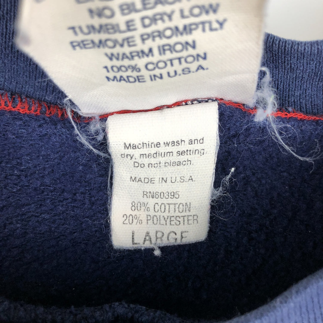 90'S All Star Cafe Advertising Sweatshirt, Made in USA, Men's Size L (approx.), Vintage cotton navy blue type Vintage Second Hand